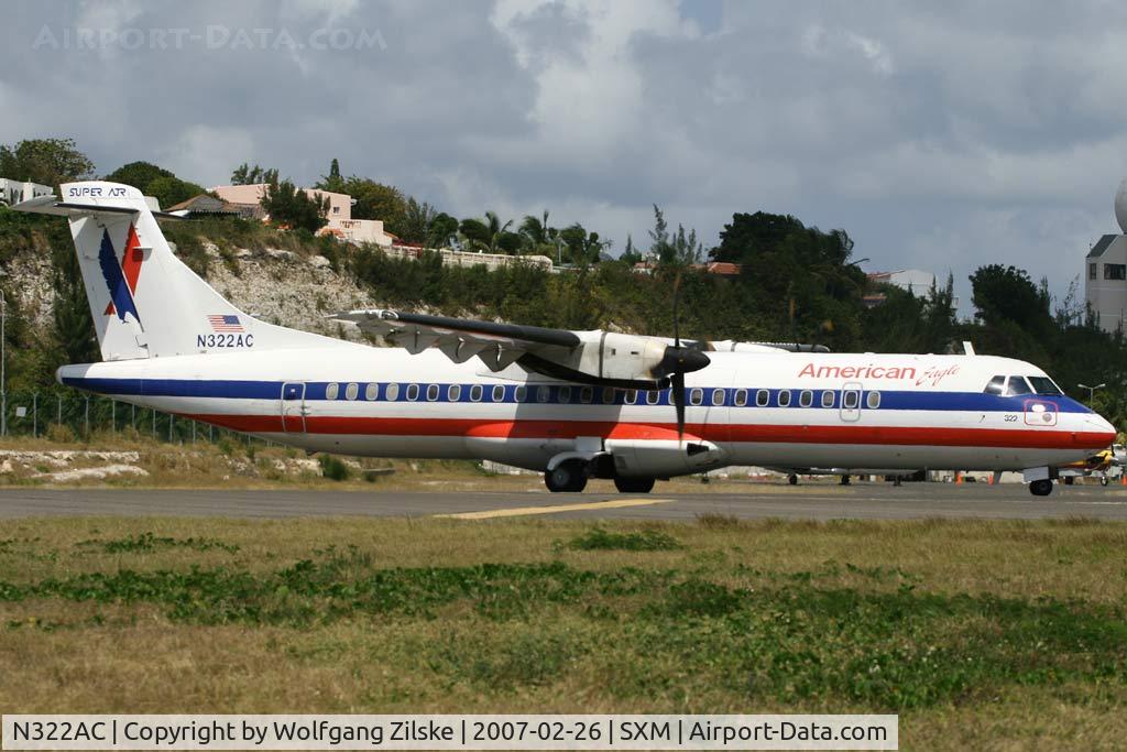 N322AC, 1992 ATR 72-212 C/N 320, visitor
