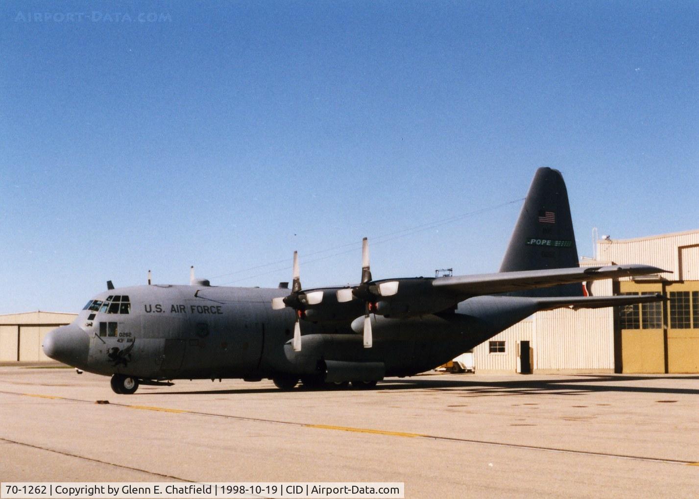 70-1262, 1970 Lockheed C-130E-LM Hercules C/N 382-4414, C-130E on the Piedmont FBO ramp