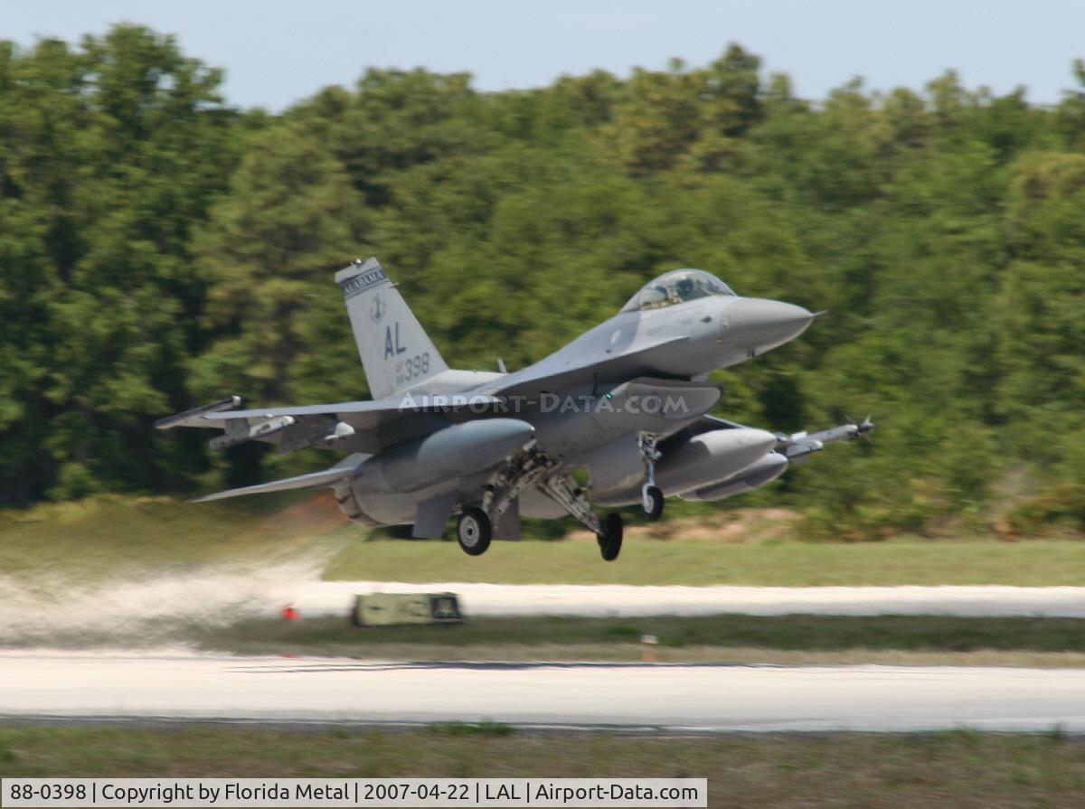 88-0398, 1988 General Dynamics F-16C Fighting Falcon C/N 5C-612, F-16