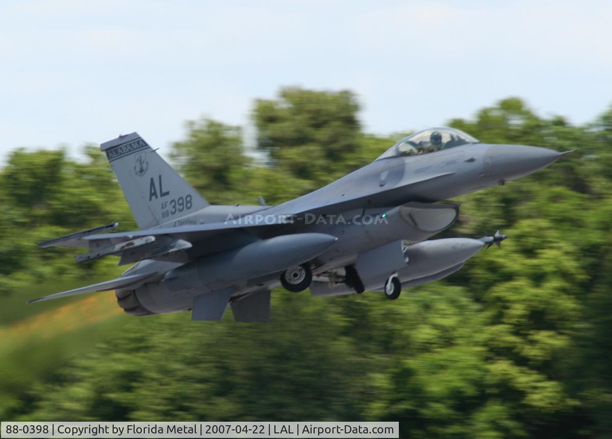88-0398, 1988 General Dynamics F-16C Fighting Falcon C/N 5C-612, F-16
