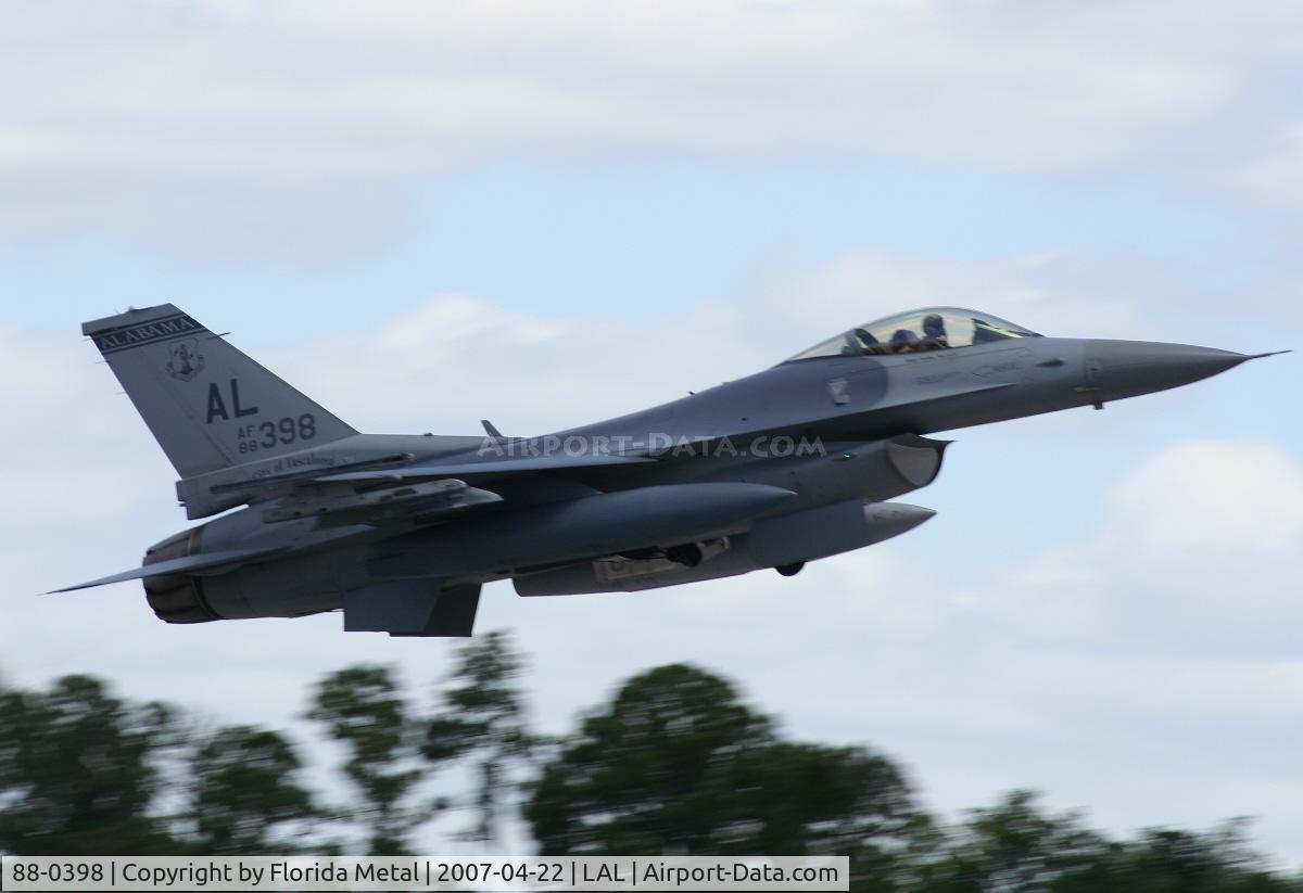 88-0398, 1988 General Dynamics F-16C Fighting Falcon C/N 5C-612, F-16