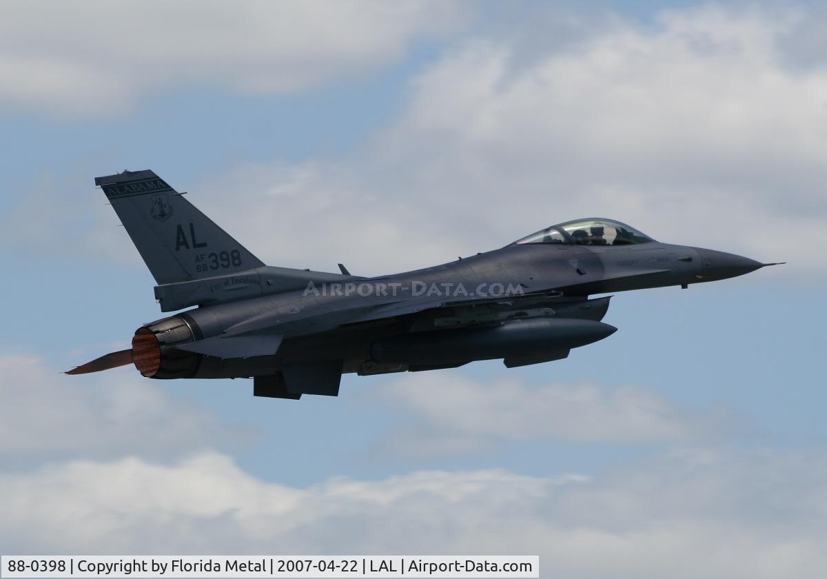 88-0398, 1988 General Dynamics F-16C Fighting Falcon C/N 5C-612, F-16