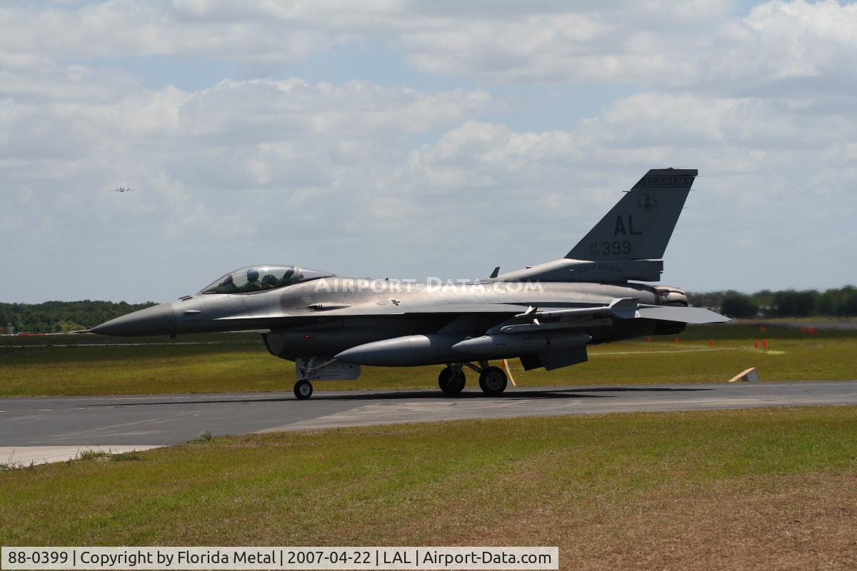 88-0399, 1988 General Dynamics F-16C Fighting Falcon C/N 5C-613, F-16
