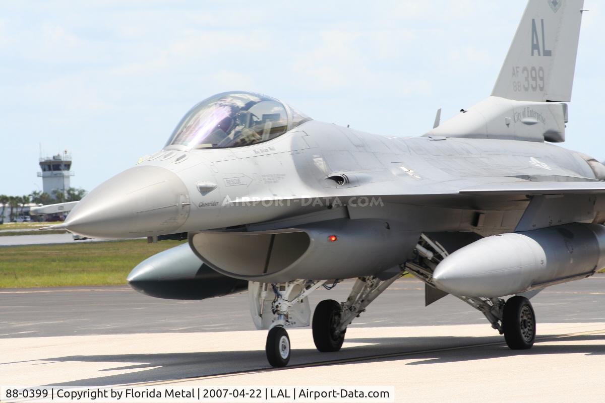 88-0399, 1988 General Dynamics F-16C Fighting Falcon C/N 5C-613, F-16