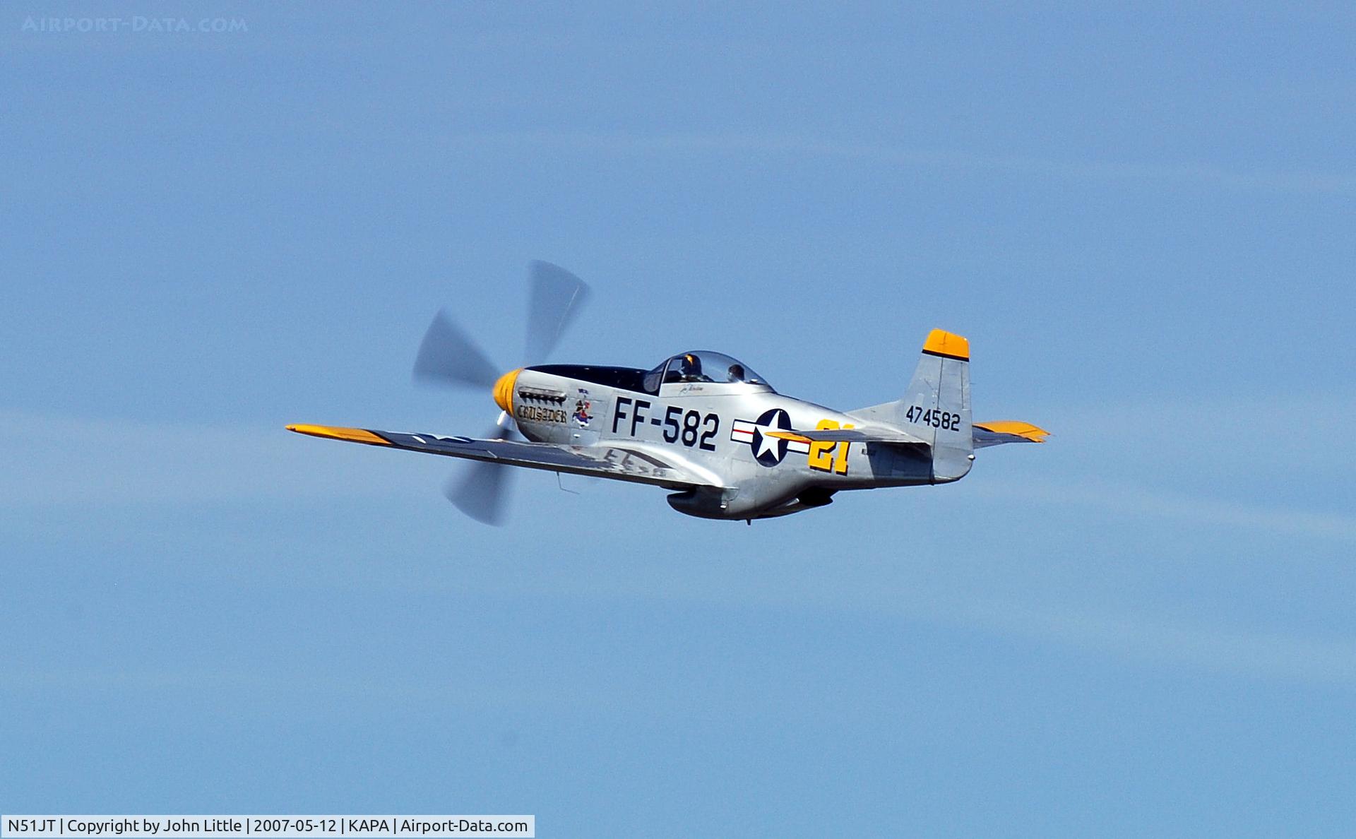 N51JT, 1946 North American P-51D Mustang C/N 122-41122 (44-74582), Final progressive shots of Mustang Take-Off