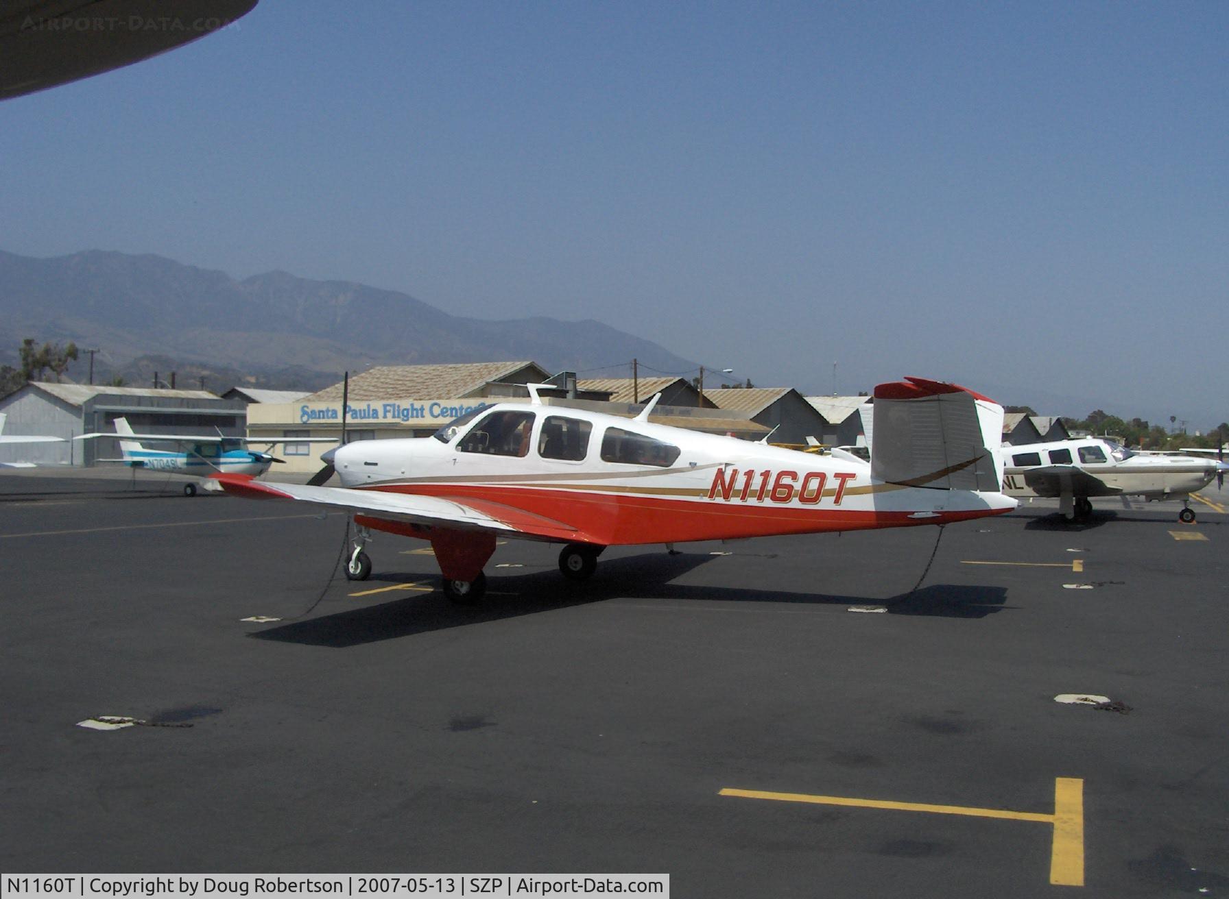 N1160T, 1976 Beech V35B Bonanza C/N D-9928, 1976 Beech V35B BONANZA, Continental IO-520-B 285 Hp
