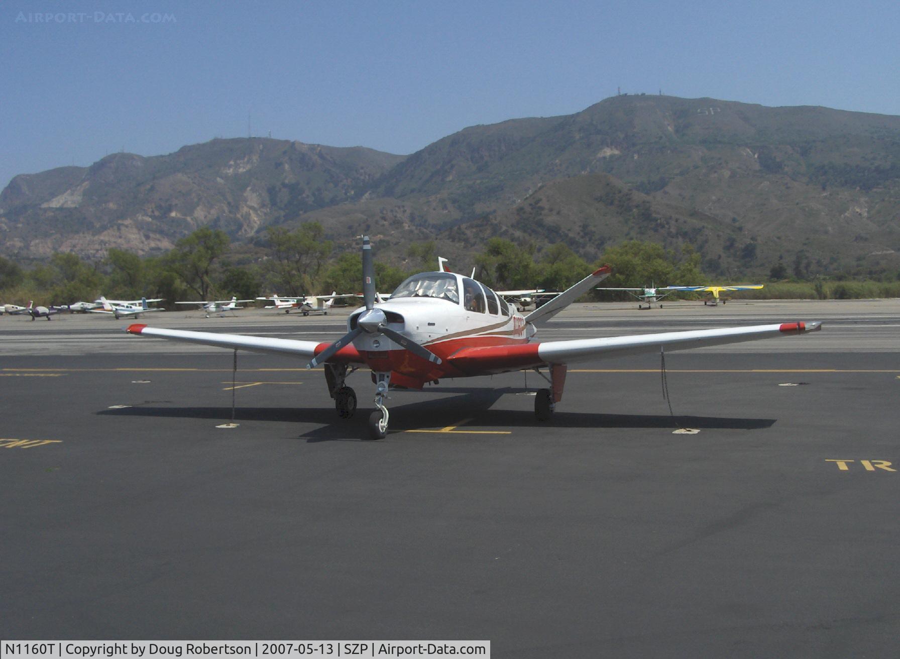 N1160T, 1976 Beech V35B Bonanza C/N D-9928, 1976 Beech V35B BONANZA, Continental IO-520-B 285 Hp, tri-blade prop