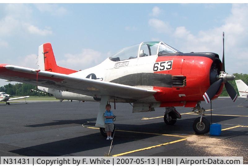 N31431, 1968 North American T-28C Trojan C/N 226-11 (140063), Taken at Asheboro, NC
