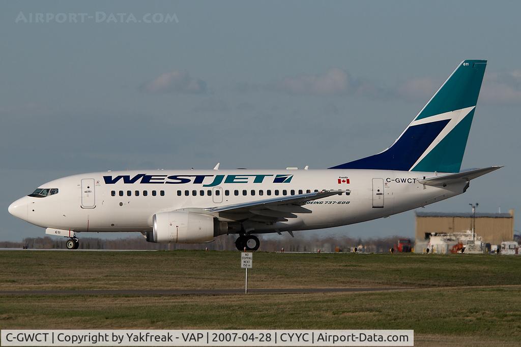 C-GWCT, 2006 Boeing 737-6CT C/N 35112, Westjet Boeing 737-600