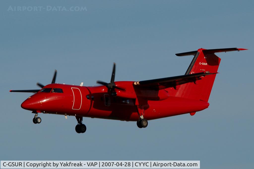C-GSUR, 1986 De Havilland Canada CC-142 Dash 8 (DHC-8-102) C/N 46, Canadian Government Dash 8-100