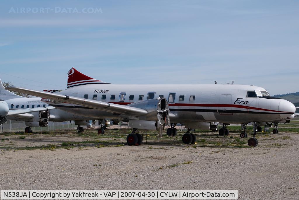 N538JA, 1952 Convair 340-31 C/N 34, ex Era Aviation Convair 580