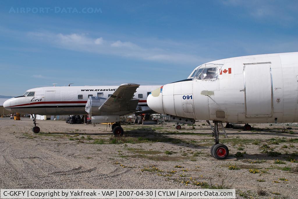 C-GKFY, 1954 Convair 340 C/N 91, ex Kelowna Flightcraft Convair 580