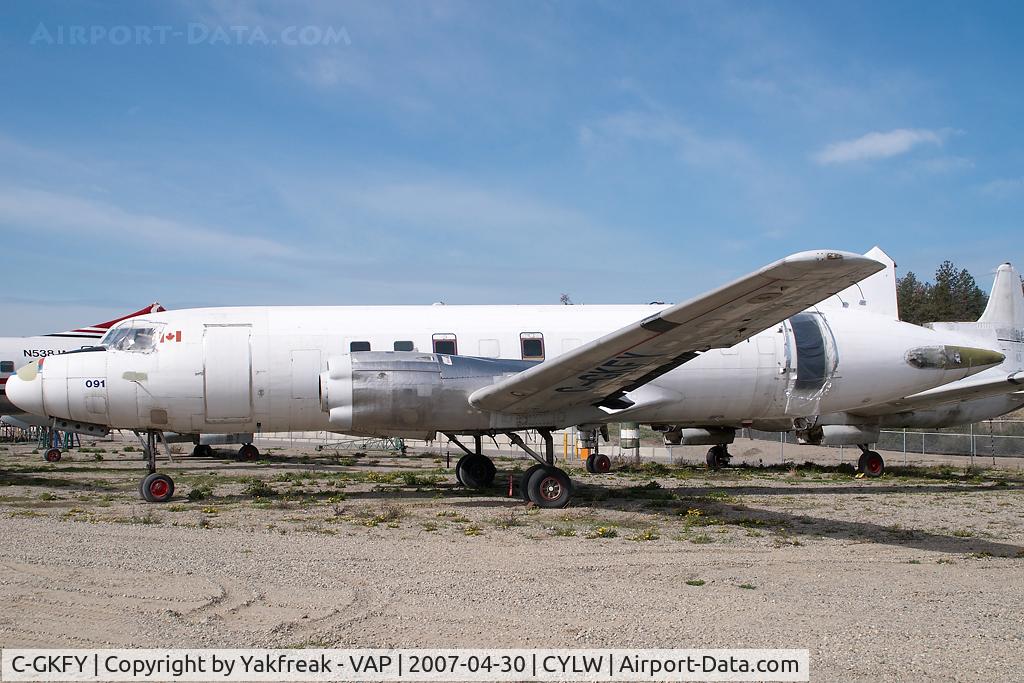 C-GKFY, 1954 Convair 340 C/N 91, ex Kelowna Flightcraft Convair 580