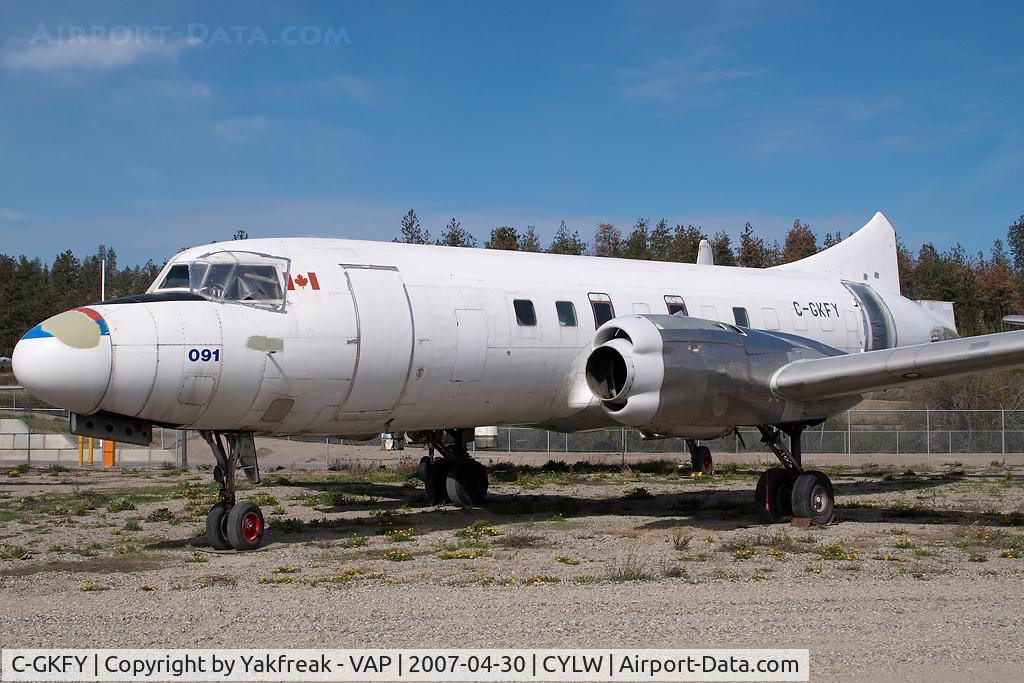 C-GKFY, 1954 Convair 340 C/N 91, ex Kelowna Flightcraft Convair 580