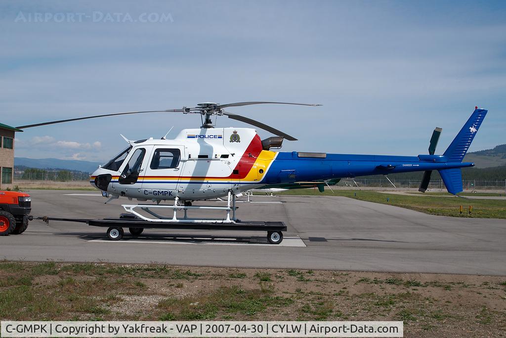C-GMPK, 2005 Aerospatiale AS-350B-3 Ecureuil C/N 3923, Aerospatiale AS350 Royal Canadian Mountain Police