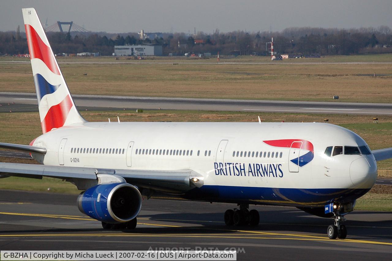 G-BZHA, 1998 Boeing 767-336 C/N 29230, Taxiing to the runway