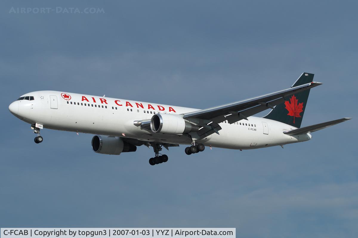 C-FCAB, 1988 Boeing 767-375/ER C/N 24082, Short final for RWY23.