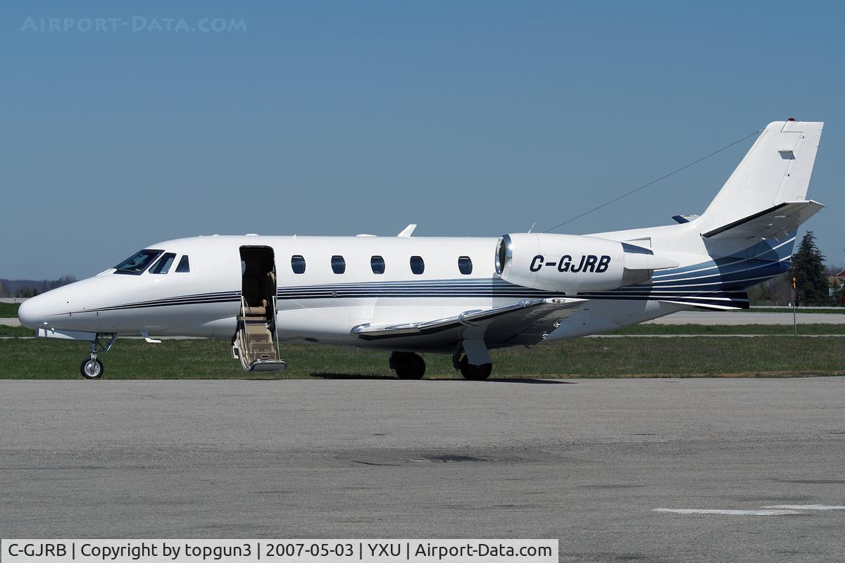 C-GJRB, 1999 Cessna 560 XL Citation Excel C/N 560-5026, Parked at ESSO ramp.
