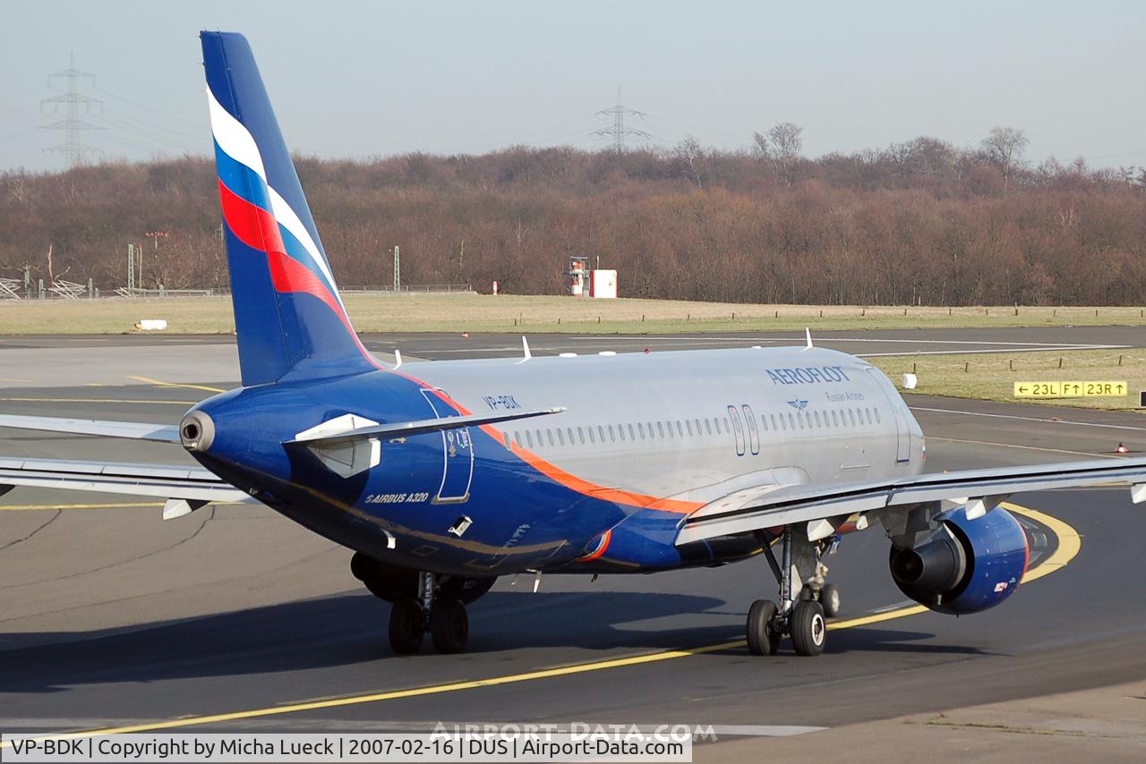 VP-BDK, 2003 Airbus A320-214 C/N 2106, At the holding point