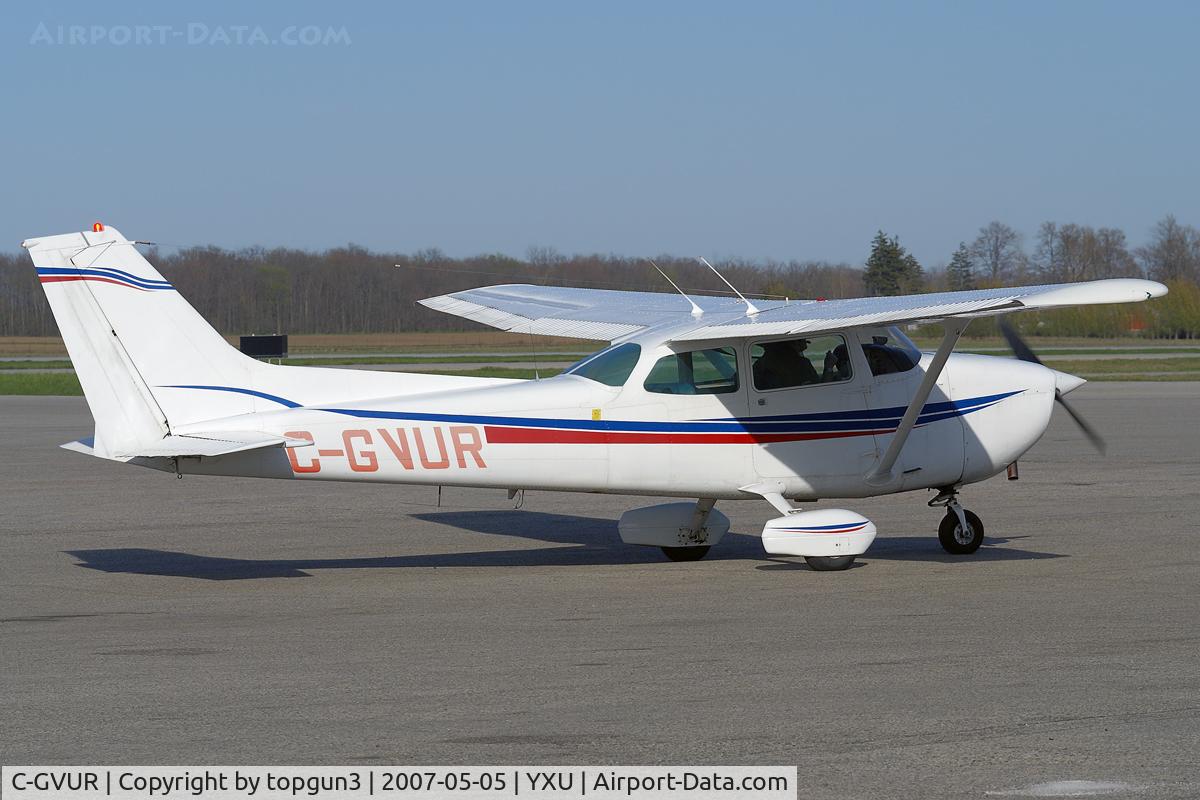 C-GVUR, 1979 Cessna 172N C/N 17272474, Parked at ESSO ramp.