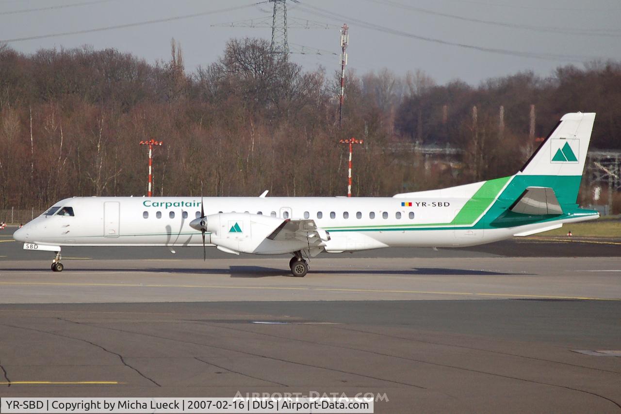 YR-SBD, 1993 Saab 2000 C/N 2000-004, Ready for take-off