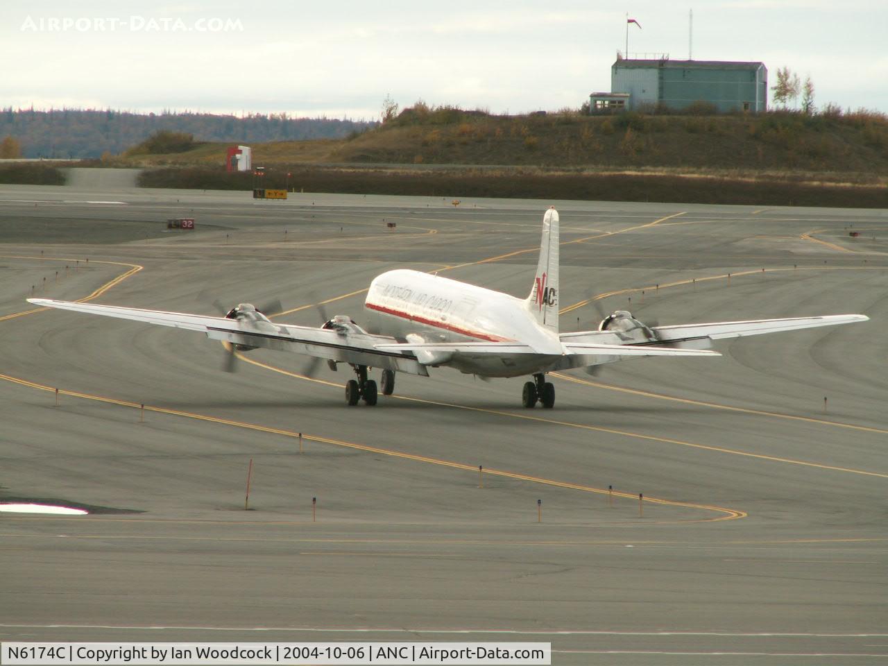 N6174C, 1954 Douglas DC-6A C/N 44075, Douglas DC-6A/Northern Air Cargo/Anchorage