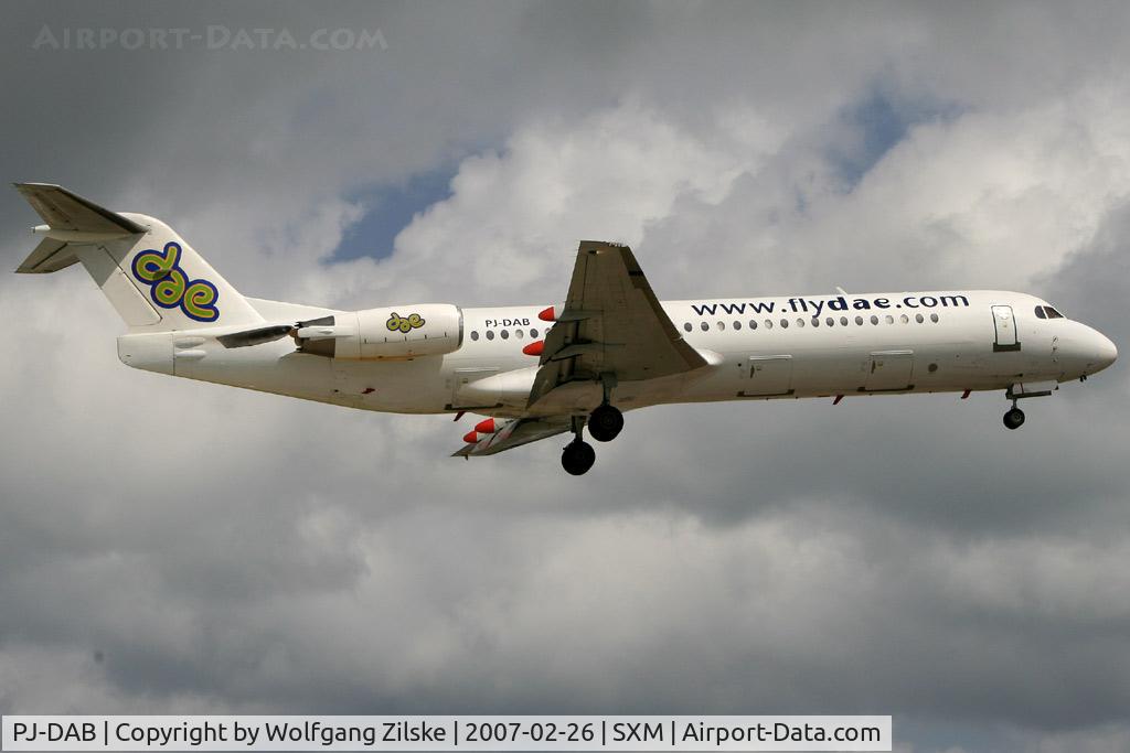 PJ-DAB, 1991 Fokker 100 (F-28-0100) C/N 11331, visitor