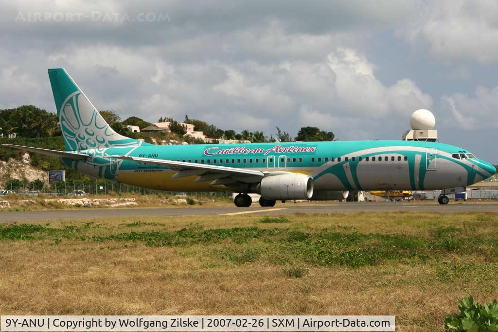 9Y-ANU, 2000 Boeing 737-8Q8 C/N 28235, visitor