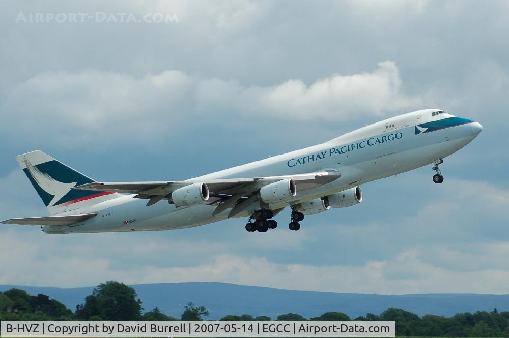 B-HVZ, 1987 Boeing 747-267F/SCD C/N 23864, Cathay Pacific Cargo - Taking off