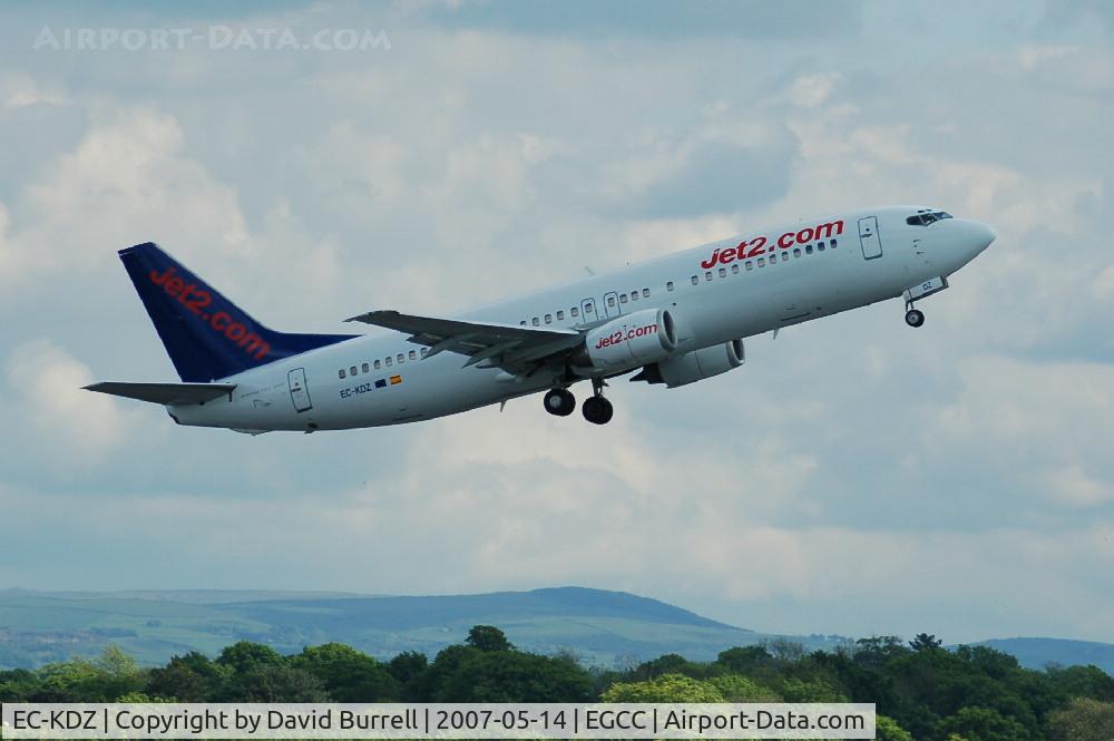 EC-KDZ, 1995 Boeing 737-46J C/N 27826, Jet2.com (Futura) - Taking off