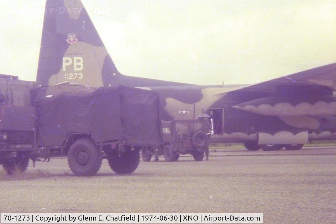 70-1273, 1970 Lockheed C-130E-LM Hercules C/N 382-4428, C-130E at North Army Airfield, SC loading 27th Engineer Battalion (Combat)(Airborne) after wargame