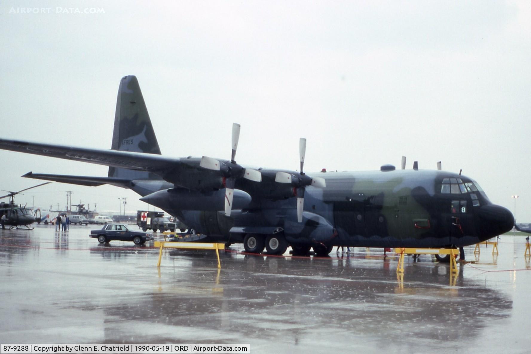 87-9288, 1987 Lockheed C-130H Hercules C/N 382-5129, C-130H from Air Force Reserve