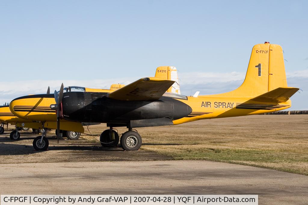 C-FPGF, 1945 Douglas A-26B Invader C/N 29154, Air Spray B-26