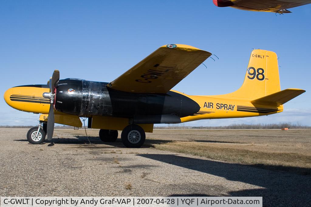 C-GWLT, 1944 Douglas A-26B Invader C/N 28057, Air Spray B-26