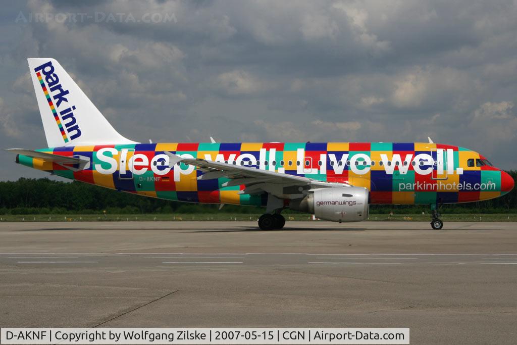 D-AKNF, 1997 Airbus A319-112 C/N 0646, special c/s