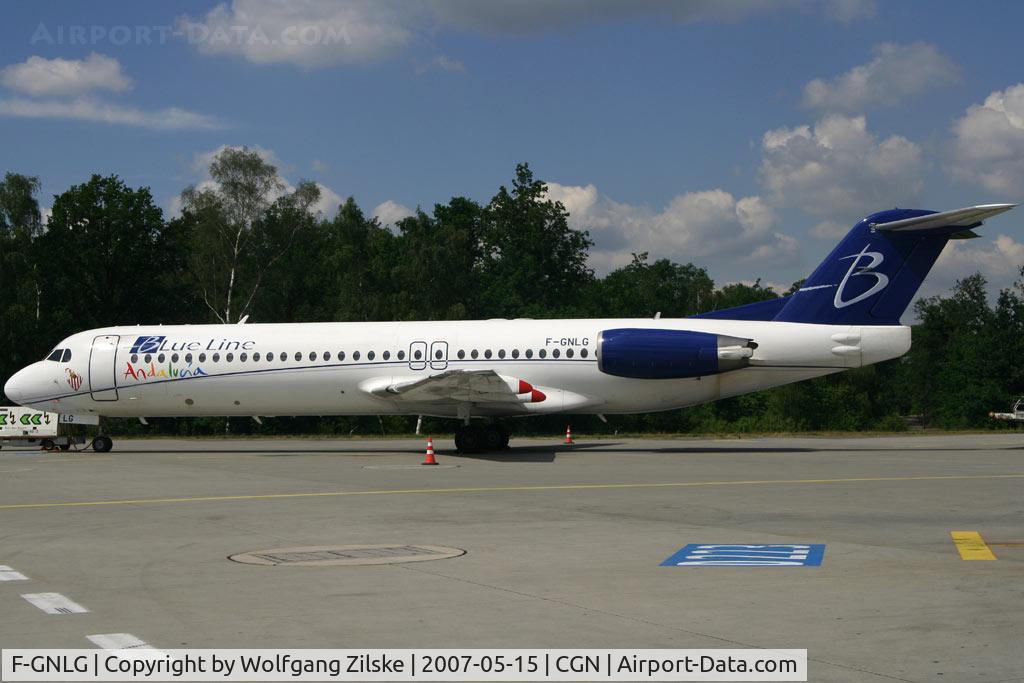 F-GNLG, 1991 Fokker 100 (F-28-0100) C/N 11363, visitor