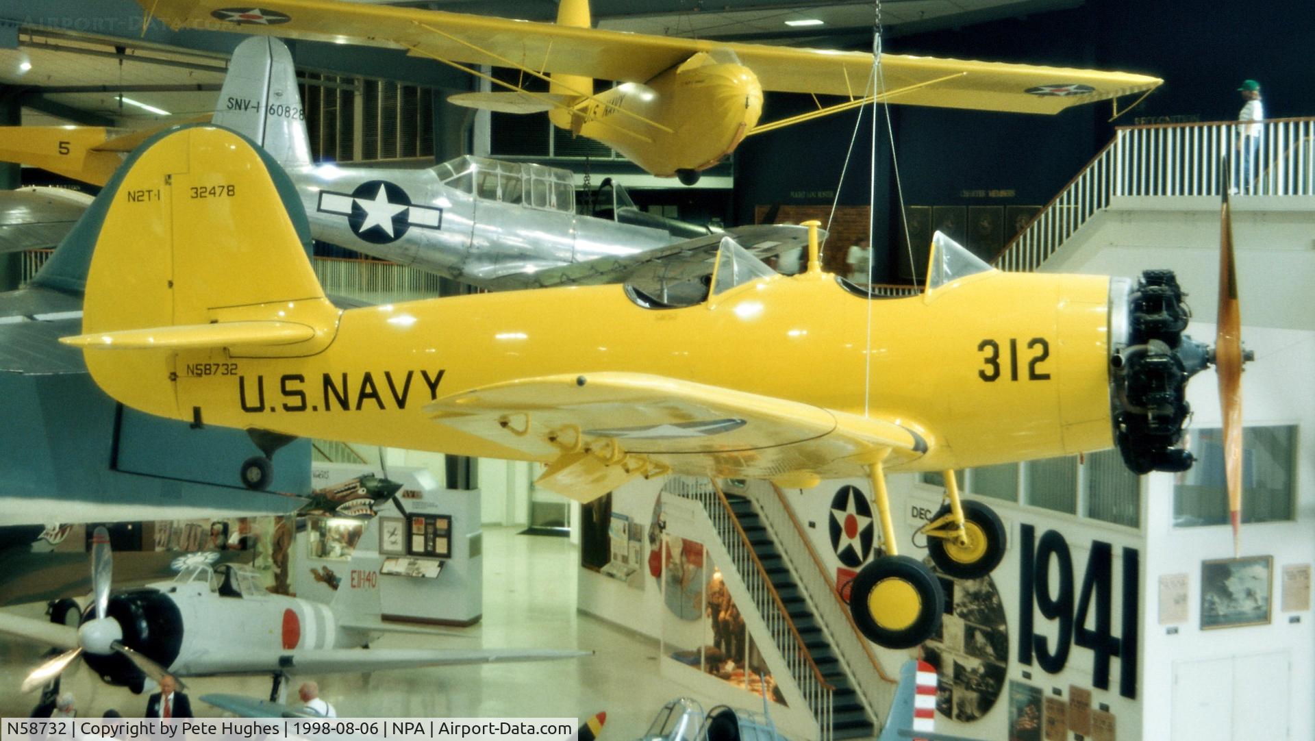 N58732, 1943 Timm N2T-1 C/N 216, at Naval Museum Pensacola, picture scanned from slide