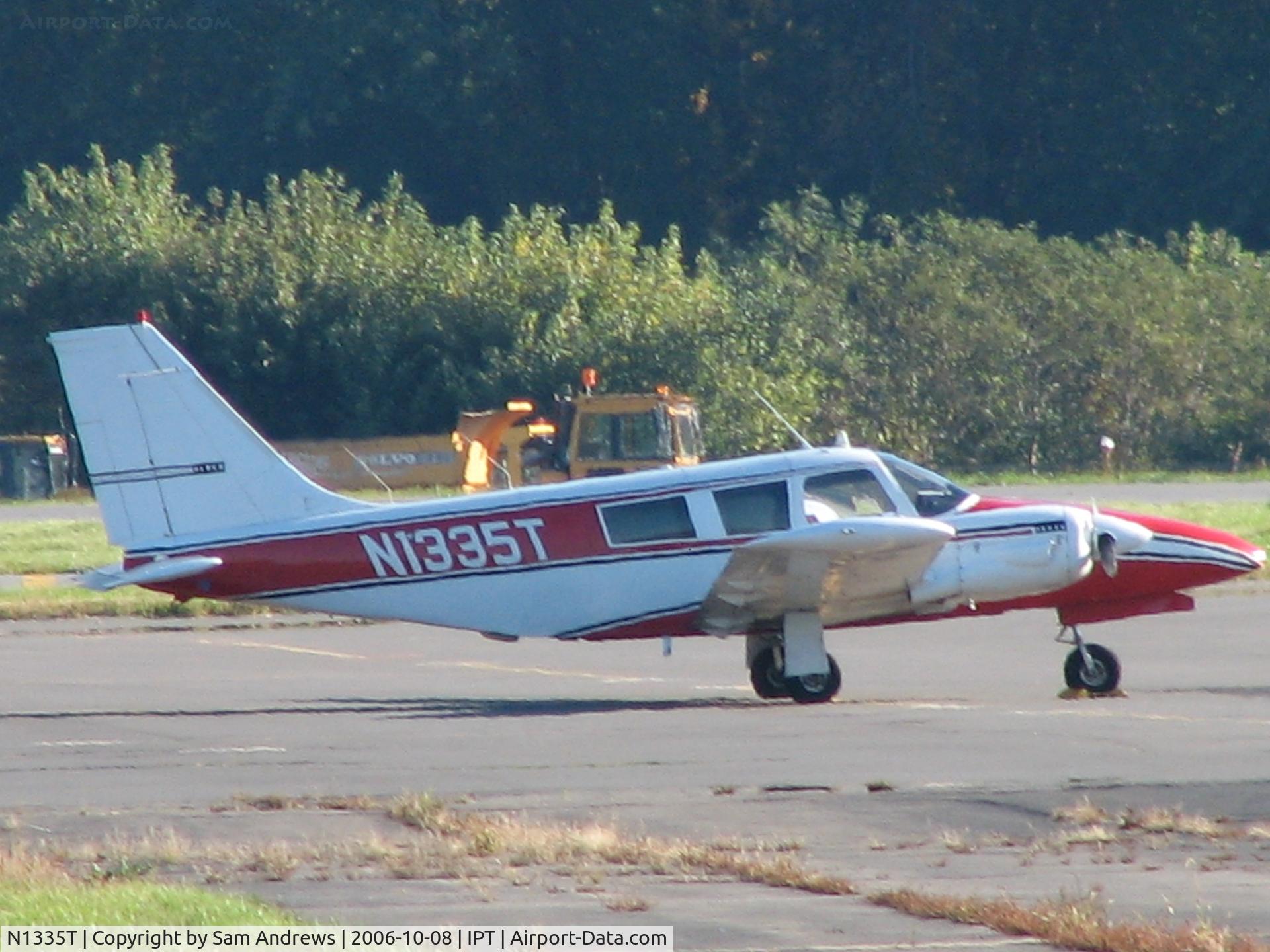 N1335T, 1972 Piper PA-34-200 C/N 34-7250291, Just found this!  Thought I'd post it.