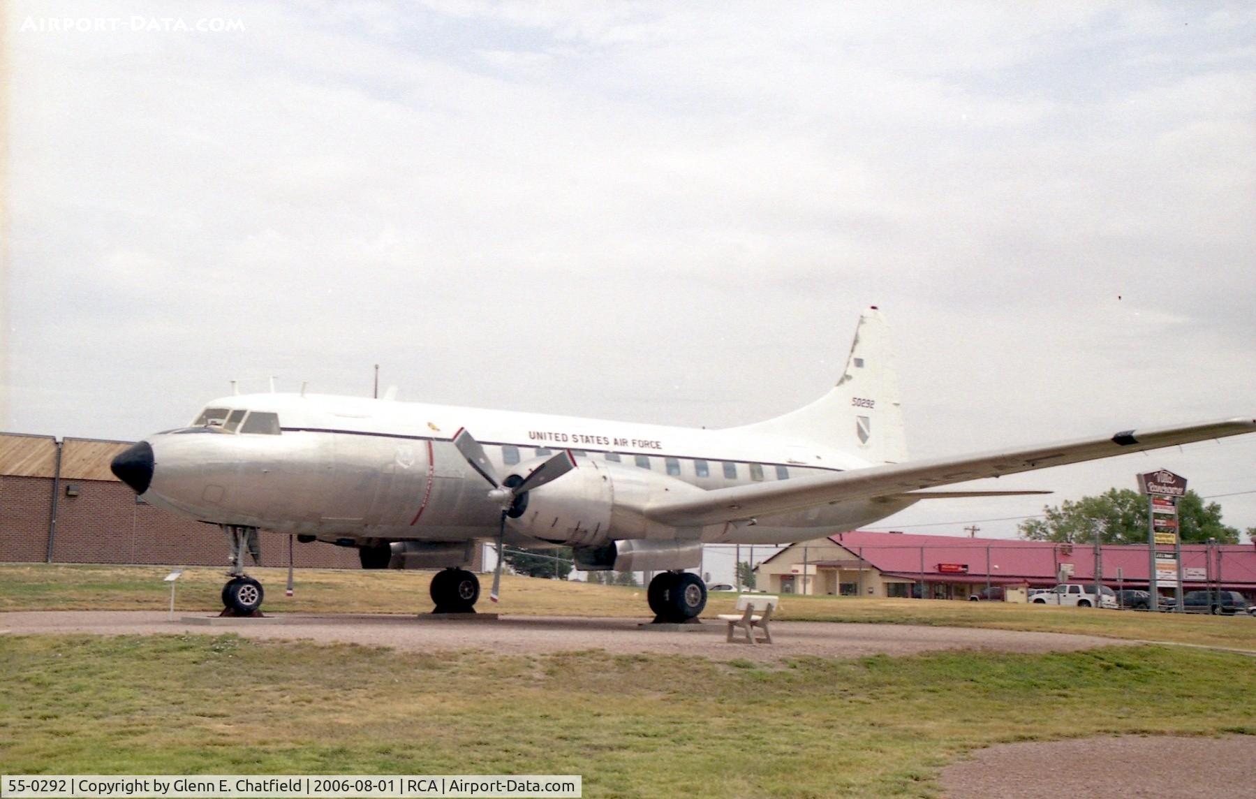 55-0292, 1954 Convair C-131D Samaritan C/N 315, C-131D at the South Dakota Air & Space Museum