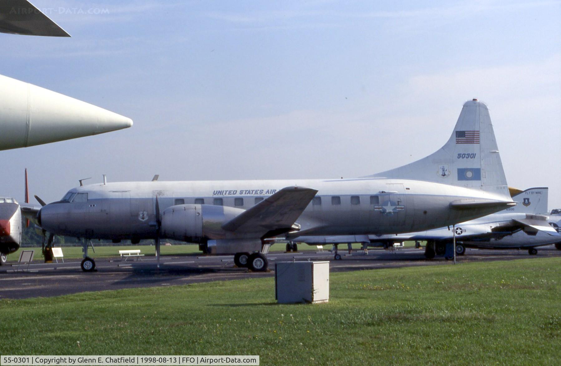55-0301, 1955 Convair C-131D Samaritan C/N 329, C-131D at the National Museum of the U.S. Air Force