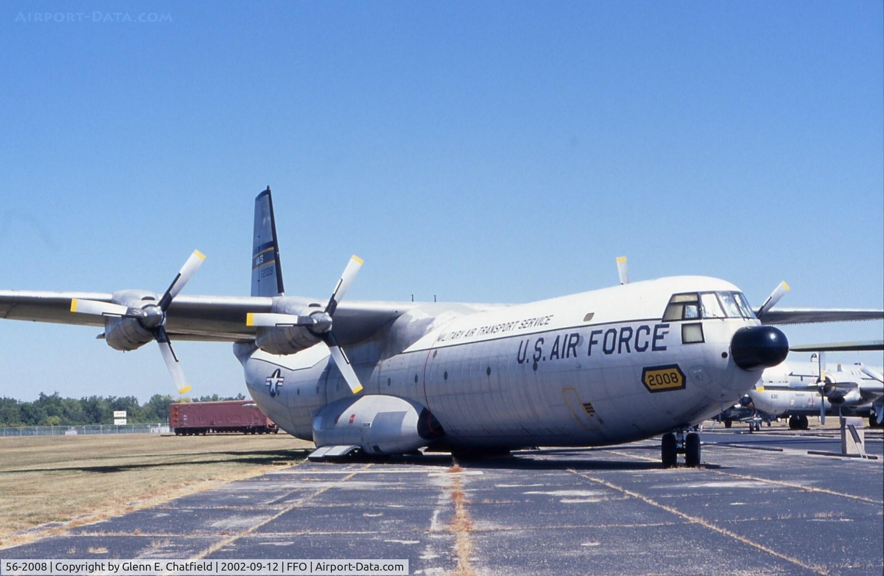 56-2008, 1956 Douglas C-133A-25-DL Cargomaster C/N 45245, C-133A at the National Museum of the U.S. Air Force