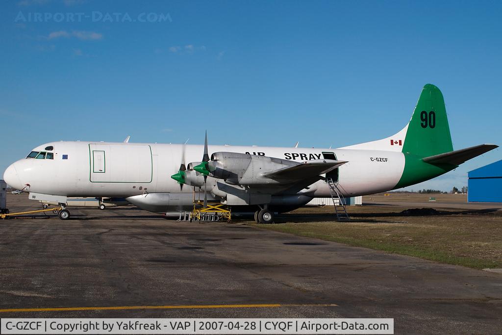 C-GZCF, 1960 Lockheed L-188C(F)  Electra C/N 1091, Air Spray Lockheed Electra
