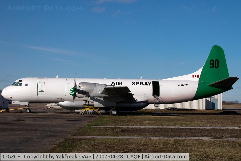 C-GZCF, 1960 Lockheed L-188C(F)  Electra C/N 1091, Air Spray Lockheed Electra