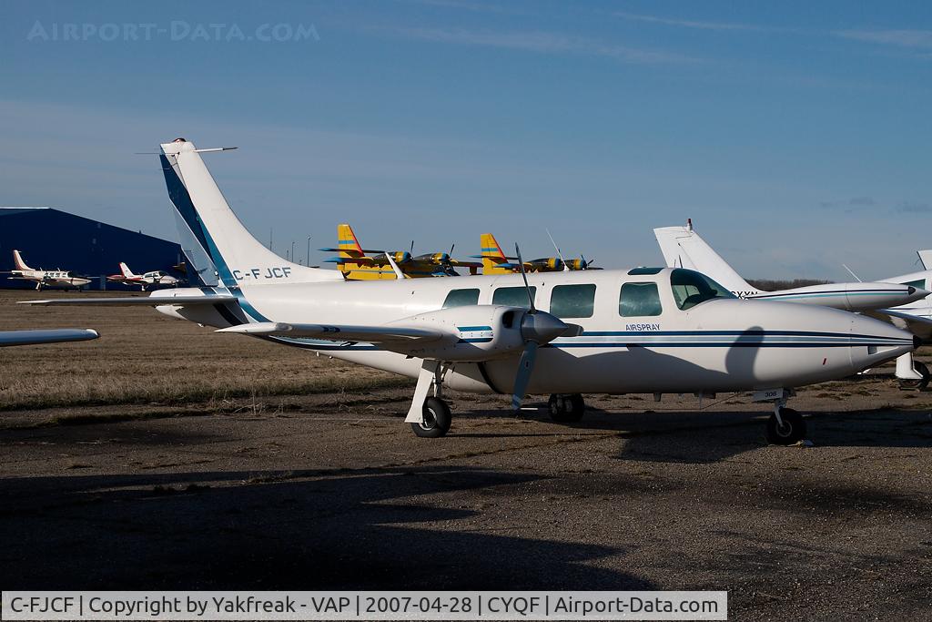C-FJCF, 1974 Ted Smith Aerostar 600A C/N 60-0153-067, Air Spray Piper Aerostar