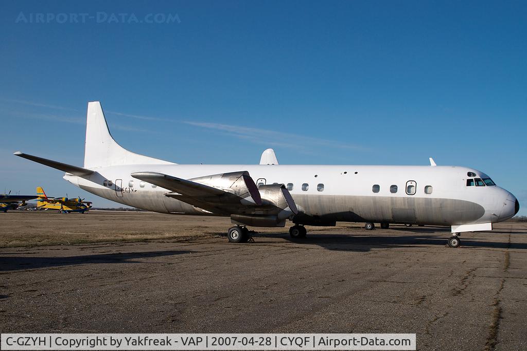 C-GZYH, 1960 Lockheed L-188A Electra C/N 1124, Air Spray Lockheed Electra