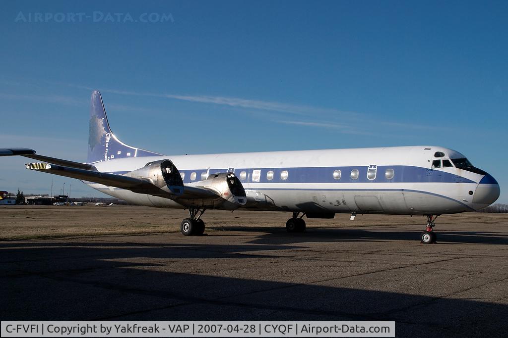 C-FVFI, 1959 Lockheed L-188C Electra C/N 1082, ex Mandala Lockheed Electra