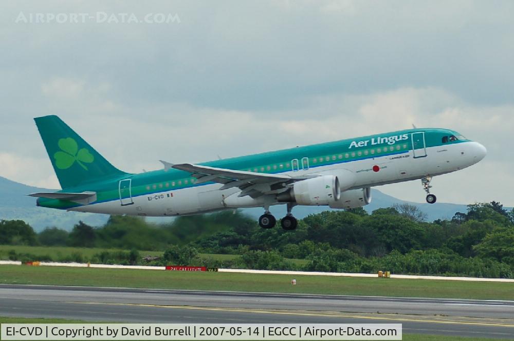 EI-CVD, 2001 Airbus A320-214 C/N 1467, Aer Lingus - Taking off