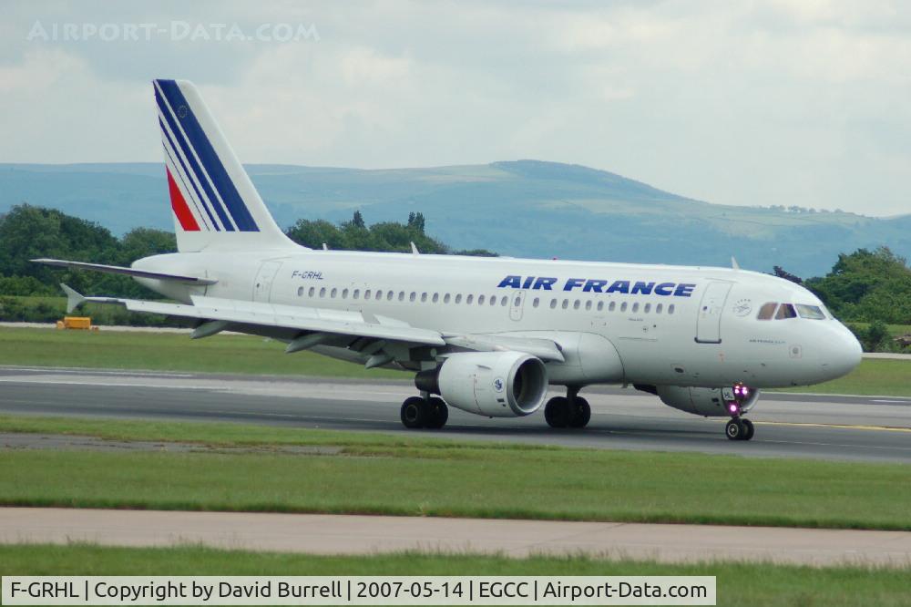 F-GRHL, 2000 Airbus A319-111 C/N 1201, Air France - Taxiing