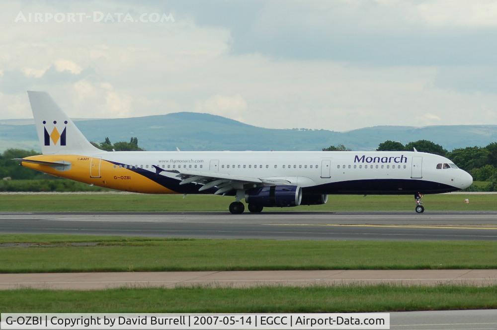 G-OZBI, 2007 Airbus A321-231 C/N 2234, Monarch - Landing
