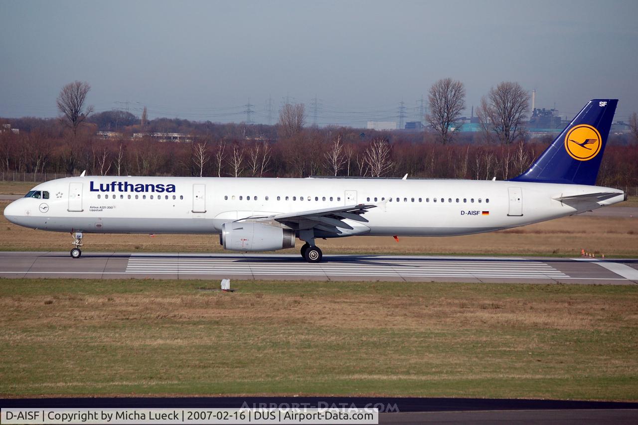 D-AISF, 2000 Airbus A321-231 C/N 1260, Ready for take-off